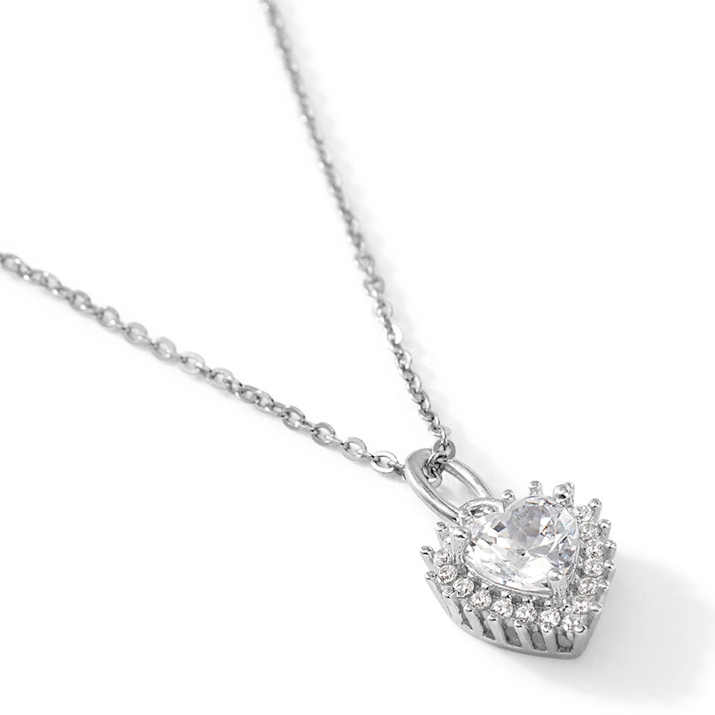 Collana Silver Elegance Argento Rodiato Cubic Zirconia - Collane Donna | Stroili