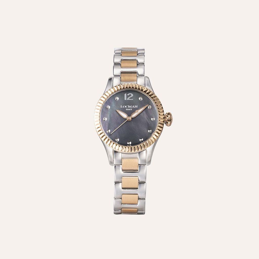 Orologio Al Quarzo Locman Isola D'elba Lady 0465m15a-0rmank2bm