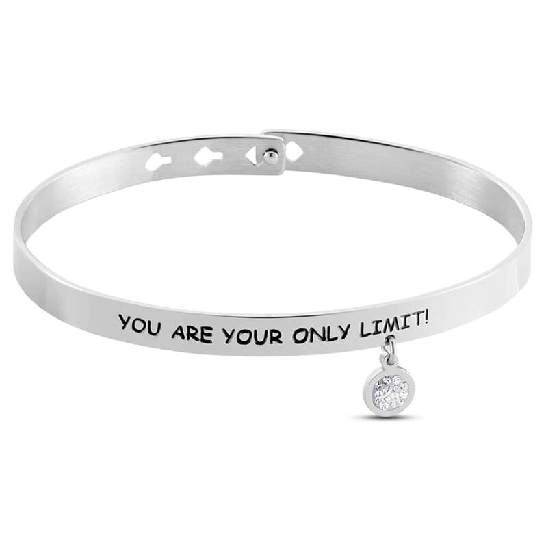 Bangle Sunrise Acciaio Cristallo - Bracciali Rigidi Donna | Stroili
