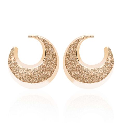 Orecchini in ottone bronzato e glitter bronzo - Orecchini a Lobo Donna | Stroili