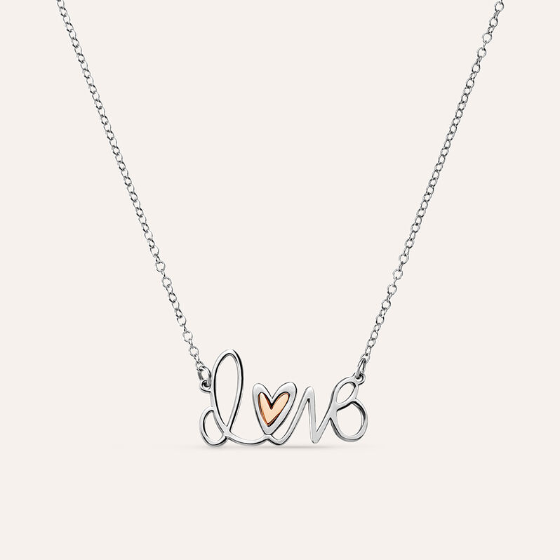 Collana Silver Collection Argento Bicolore Bianco / Rosa - Collane Donna | Stroili