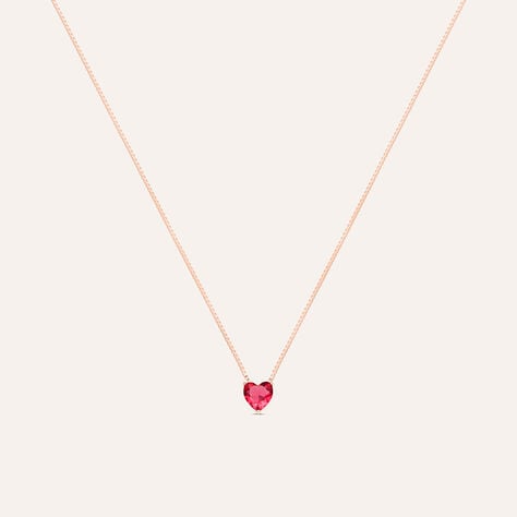 Collana Punto Luce Silver Rainbow Argento Rosa Cubic Zirconia - Collane Punto Luce Donna | Stroili