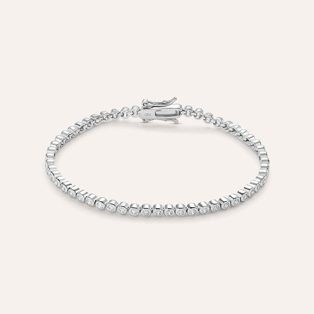 Bracciale Tennis Silver Elegance Argento Rodiato Cubic Zirconia