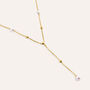 Collana Desideria Argento Nobile Dorato Perla D'Acqua Dolce