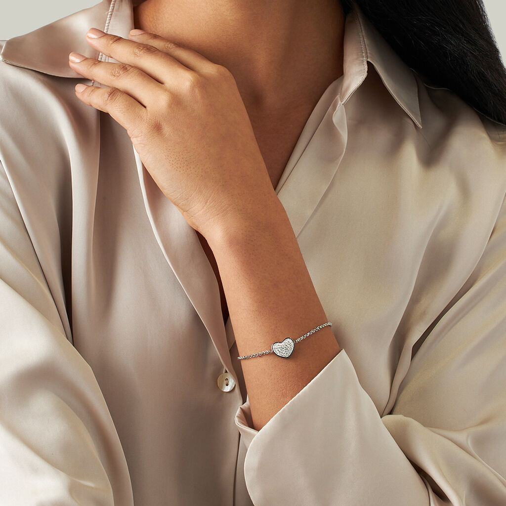 Bracciale Lady Phantasya Acciaio Cristallo - Bracciali Love Donna | Stroili