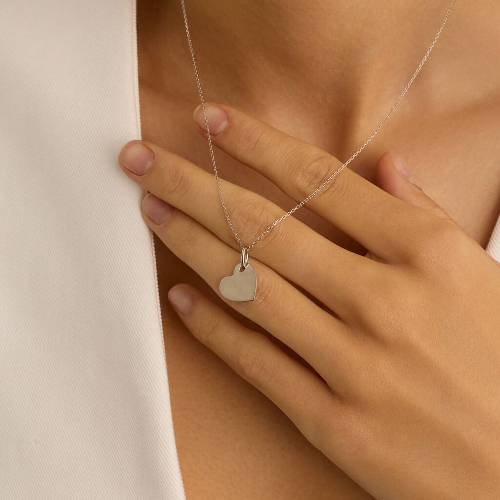 Pendente Poème Oro Bianco