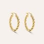 Orecchini A Cerchio Toujours Oro Giallo