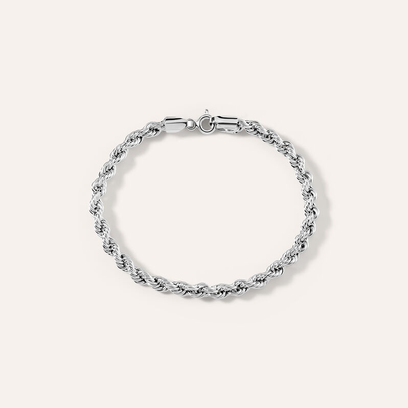 Bracciale Catena Colette Oro Bianco - Bracciali Donna | Stroili