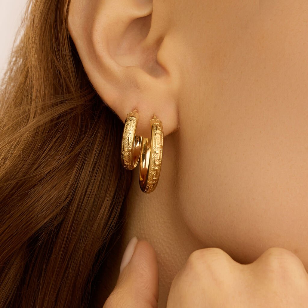 Orecchini A Cerchio Toujours Oro Giallo - Orecchini a Cerchio Donna | Stroili