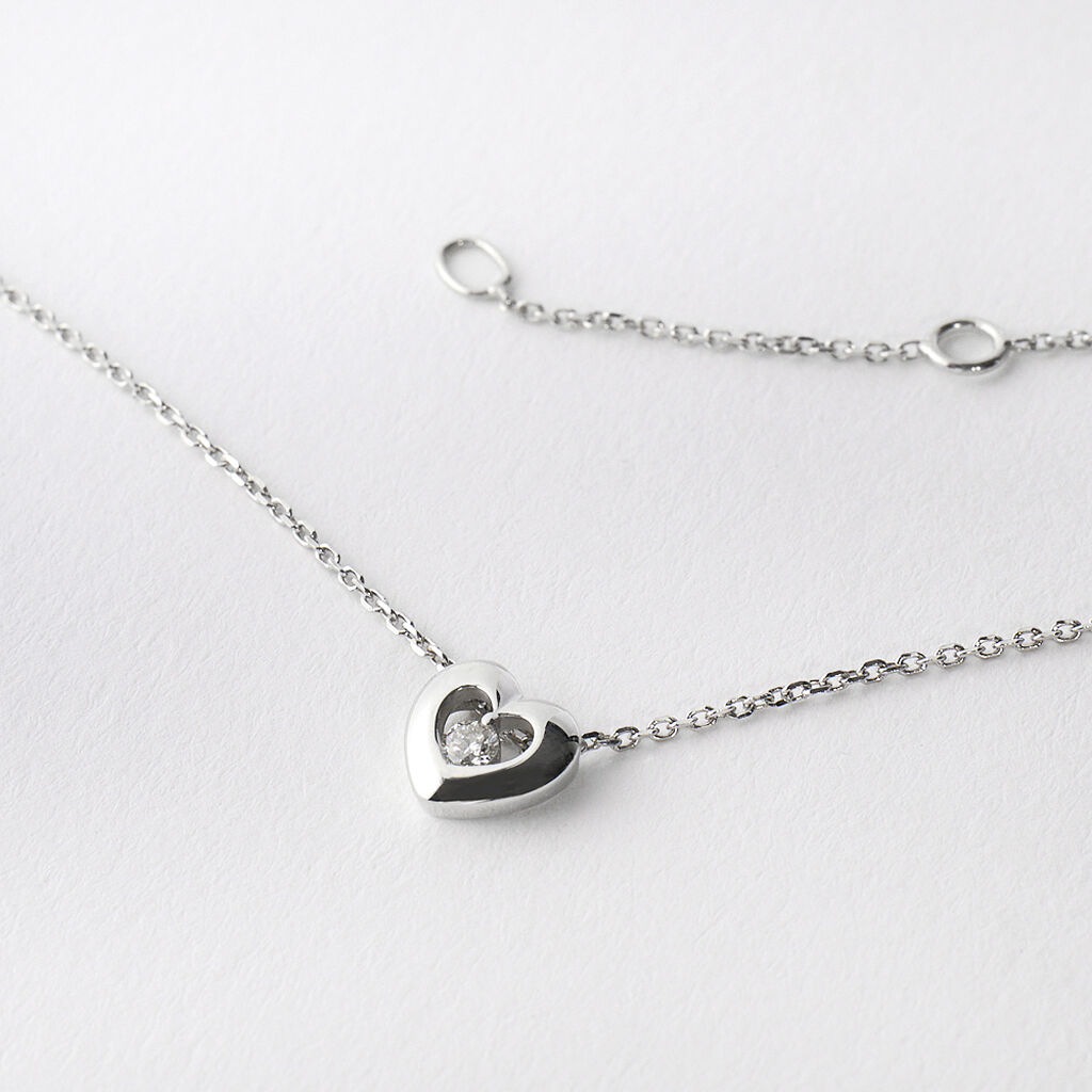 Collana Sophia Oro Bianco Diamante - Collane Donna | Stroili