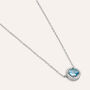 Collana Punto Luce Silver Rainbow Argento Rodiato Cubic Zirconia
