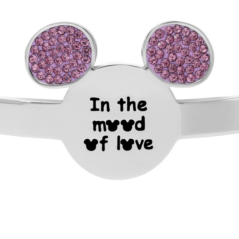 Bangle Lady Message Acciaio Disney e Cristalli - Bracciali Donna | Stroili
