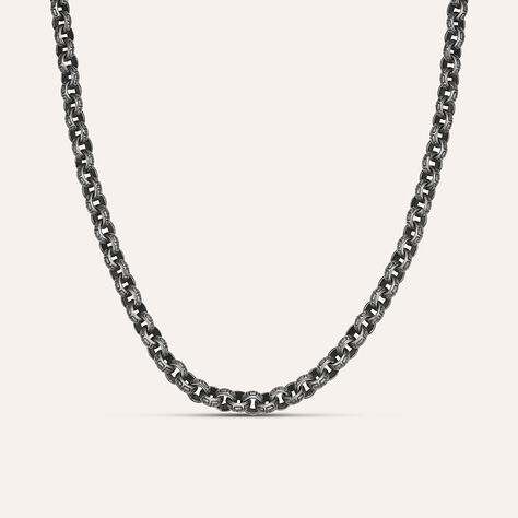 Catena Man Code Acciaio Bicolore - Collane Uomo | Stroili