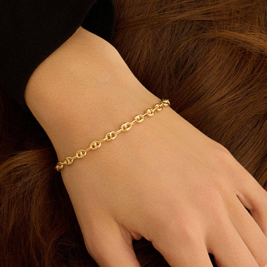 Bracciale Catena Colette Oro Giallo - Bracciali Unisex | Stroili
