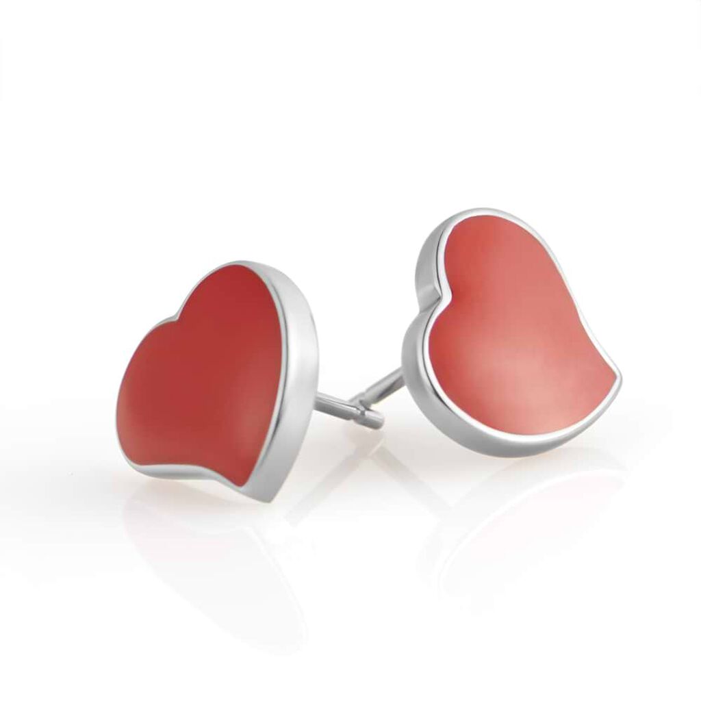 Orecchini a lobo Lady Sweet Acciaio Cuore - Orecchini a Lobo Donna | Stroili