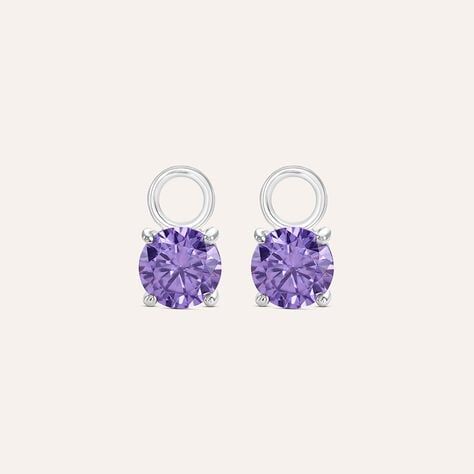 Charm per Orecchini a Cerchio Silver Rainbow Argento Rodiato Cubic Zirconia - Orecchini Componibili Donna | Stroili