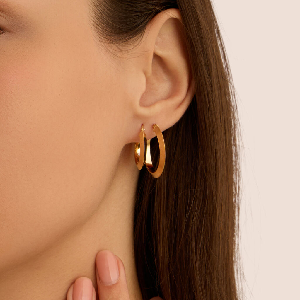 Orecchini A Cerchio Toujours Oro Giallo