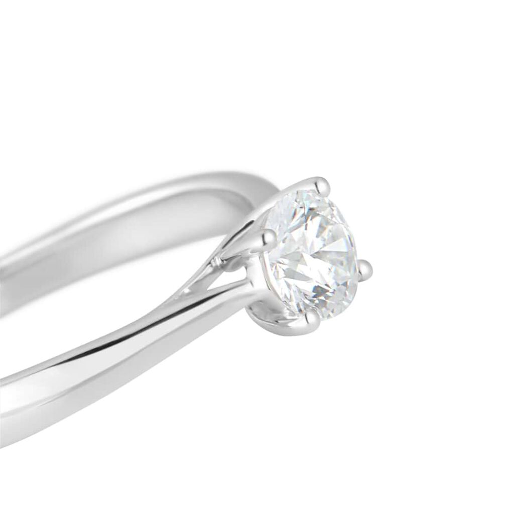 Anello Solitario Diamade Oro Bianco Diamante Lab-Grown - Anelli con Pietre Donna | Stroili