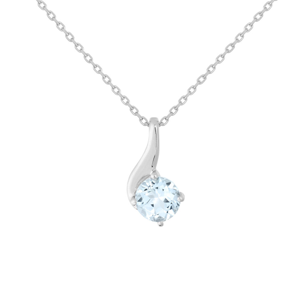 Collana Punto Luce Amélie Oro Bianco Topazio - Collane Punto Luce Donna | Stroili