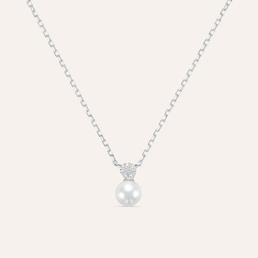 Collana Silver Pearls Argento Rodiato Perla sintetica Cubic Zirconia