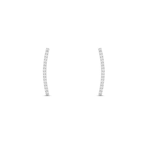 Orecchini Pendenti Claire Oro Bianco Cubic Zirconia - Orecchini Pendenti Donna | Stroili