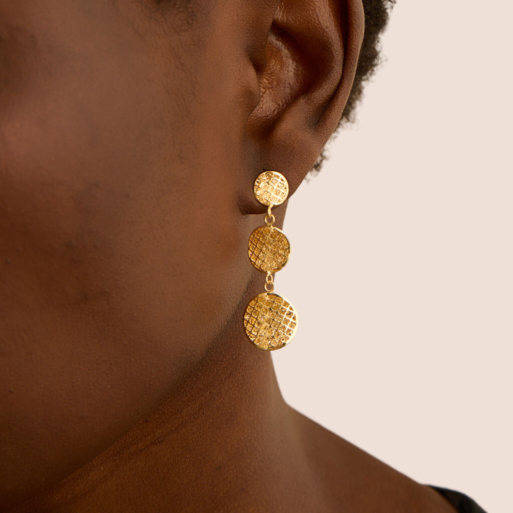 Orecchini Pendenti Isabelle Oro Giallo