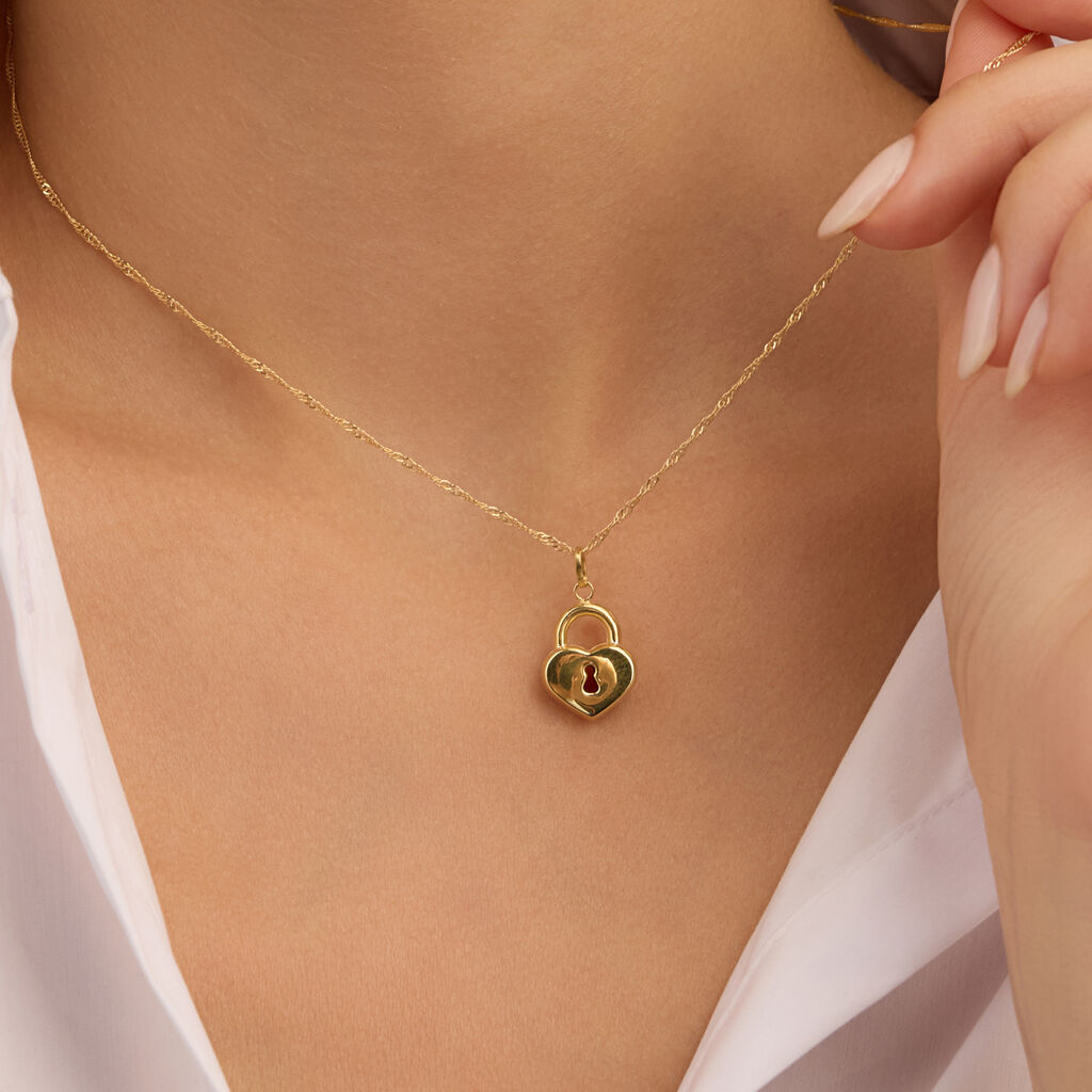 Pendente Poème Oro Giallo