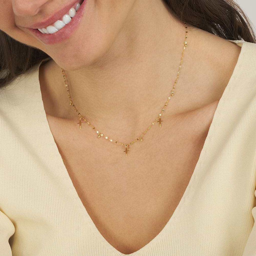 Collana Rosario Holy Oro Giallo - Collane Rosario Donna | Stroili