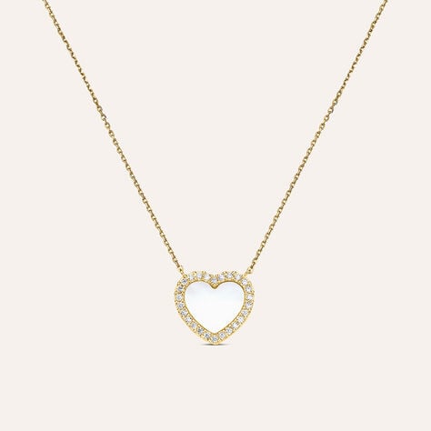 Collana Beverly Oro Giallo Madreperla Cubic Zirconia - Collane Donna | Stroili