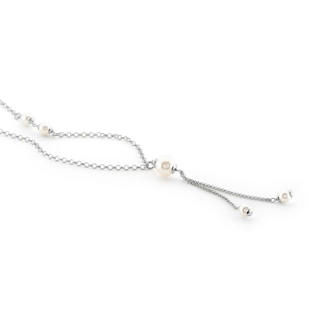 Collana Silver Pearls Argento Rodiato Perla sintentica - Collane Donna | Stroili