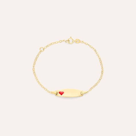 Bracciale Con Targhetta Holy Oro Giallo - Bracciali con Incisione Bambino | Stroili