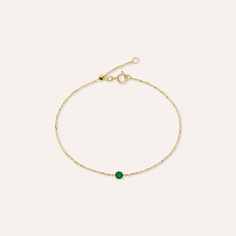 Bracciale Punto Luce Charlotte Oro Giallo Smeraldo - Bracciali Donna | Stroili