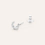 Mono Orecchino Lobo Silver Moments Argento Rodiato Cubic Zirconia
