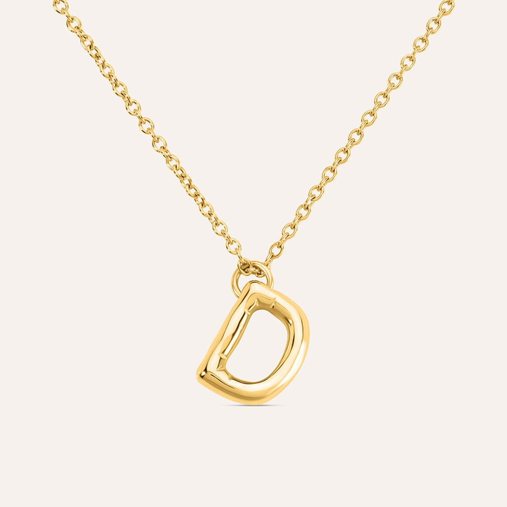 Collana Radiance Acciaio Dorato