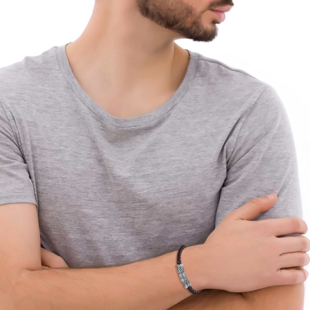 Bracciale Man Code Acciaio - Bracciali Uomo | Stroili