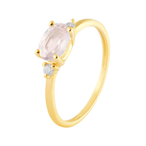 Anello Solitario Amélie Oro Giallo Quarzo Cubic Zirconia - Anelli con Pietre Donna | Stroili