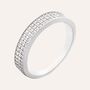Anello Semi-eternity Silver Shine Argento Rodiato Cubic Zirconia