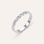 Fede Classica Diamantata 2.5 mm Oro Bianco
