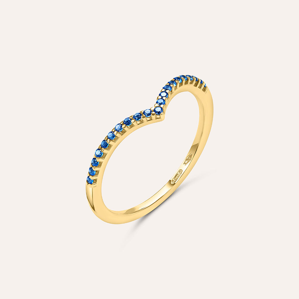 Anello Fantasia Claire Oro Giallo Cubic Zirconia - Anelli con Pietre Donna | Stroili