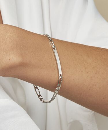 Bracciale Catena Silver Collection Argento Rodiato
