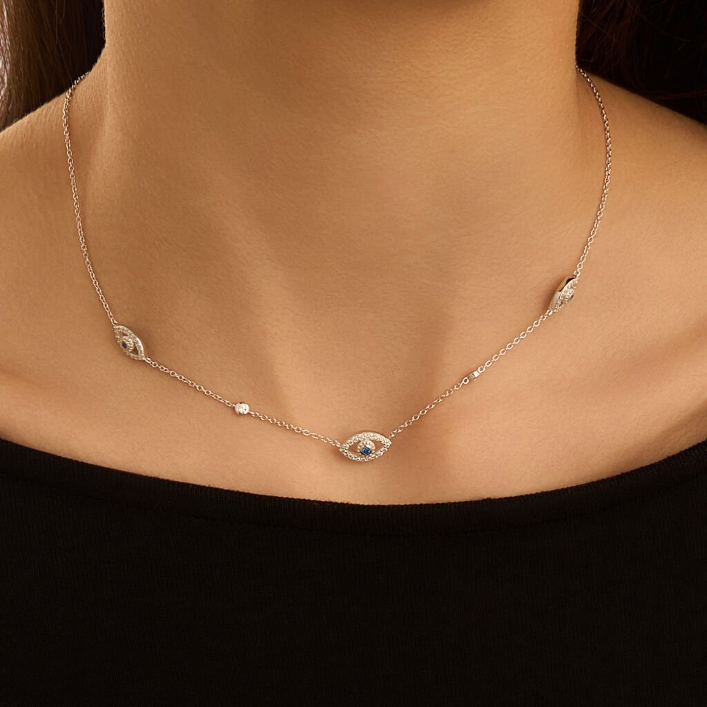 Collana Silver Moments Argento Rodiato Cubic Zirconia - Collane Donna | Stroili