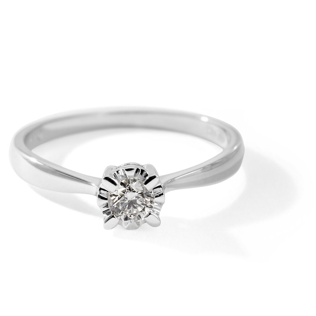Anello Solitario Diamazing Oro Bianco Diamante - Anelli con Pietre Donna | Stroili
