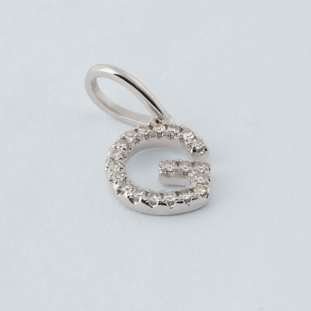 Pendente Sophia Oro Bianco Diamante - Ciondoli Donna | Stroili