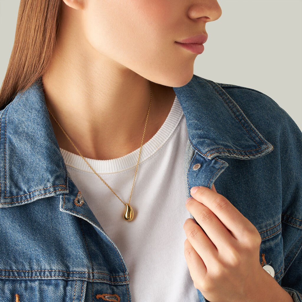Collana Lady Code Acciaio Dorato - Collane Donna | Stroili