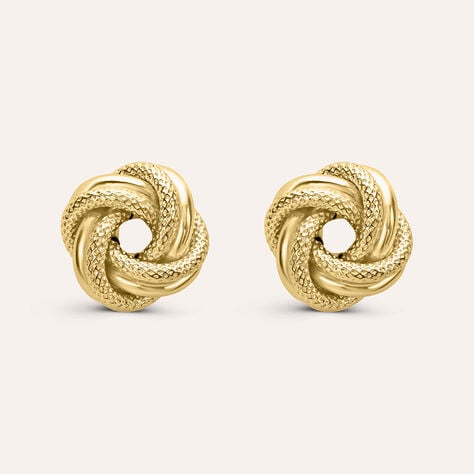 Orecchini Lobo Gold Essence Oro Giallo - Orecchini a Lobo Donna | Stroili