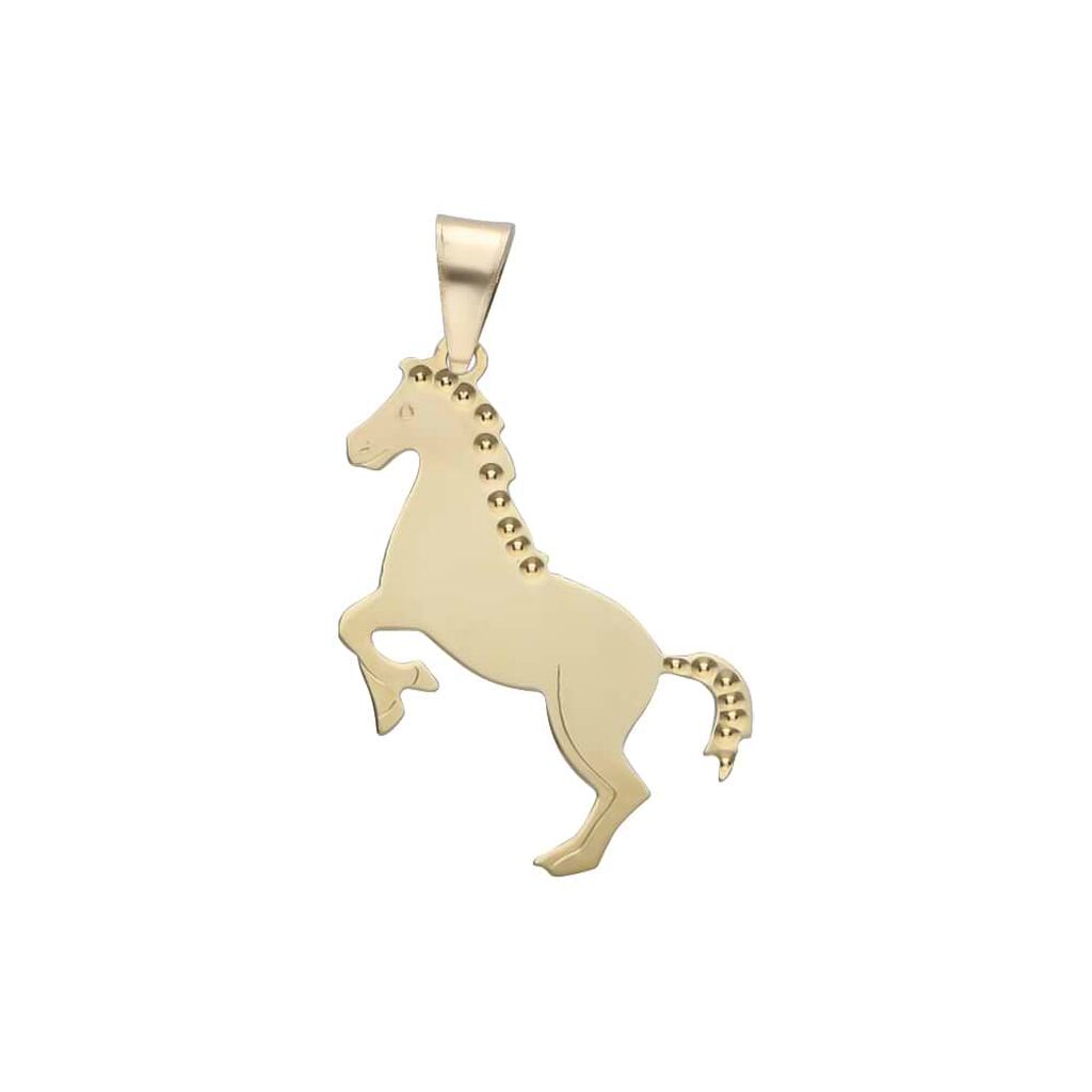 Charm cavallo oro giallo