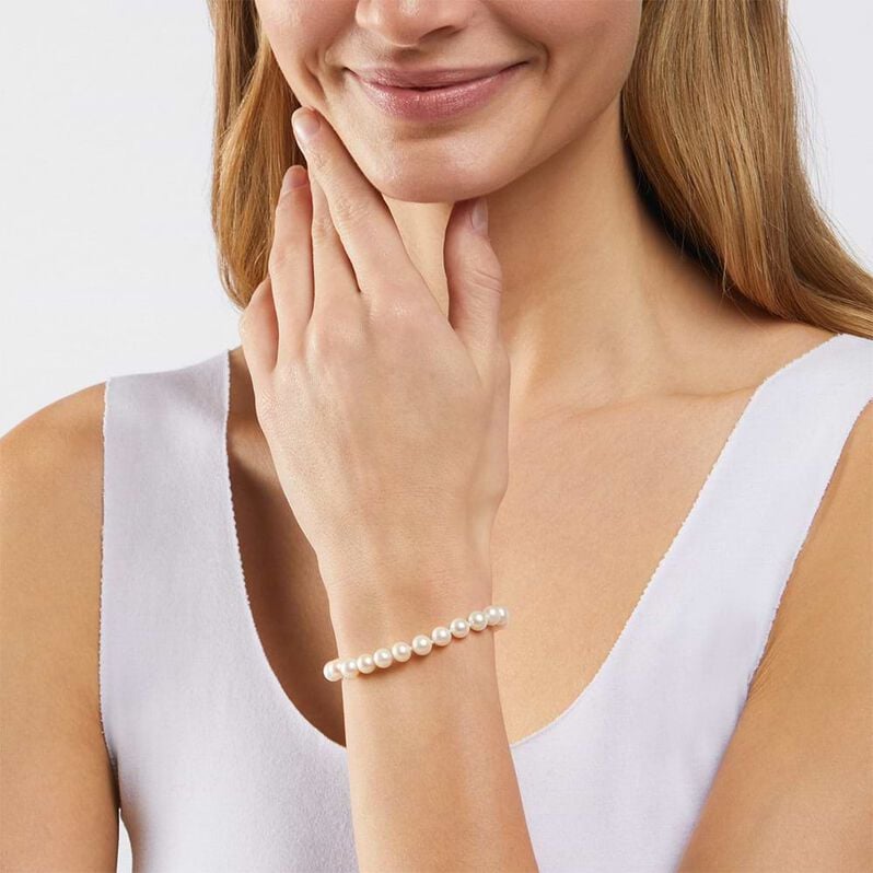 Bracciale Gabrielle Oro Giallo Perla D'Acqua Dolce - Bracciali Donna | Stroili