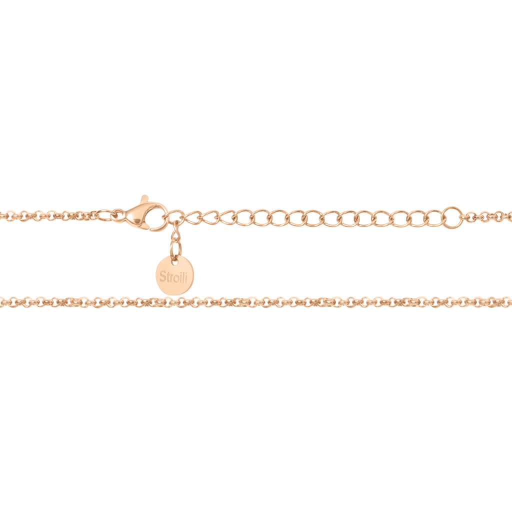 Collana Lady Phantasya Acciaio Rosa Cristallo - Collane Donna | Stroili