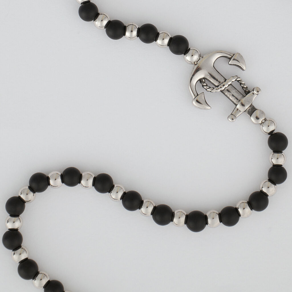 Collana Man Code Acciaio Agata - Bracciali Uomo | Stroili