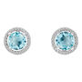 Orecchini Lobo Punto Luce Silver Rainbow Argento Rodiato Cubic Zirconia